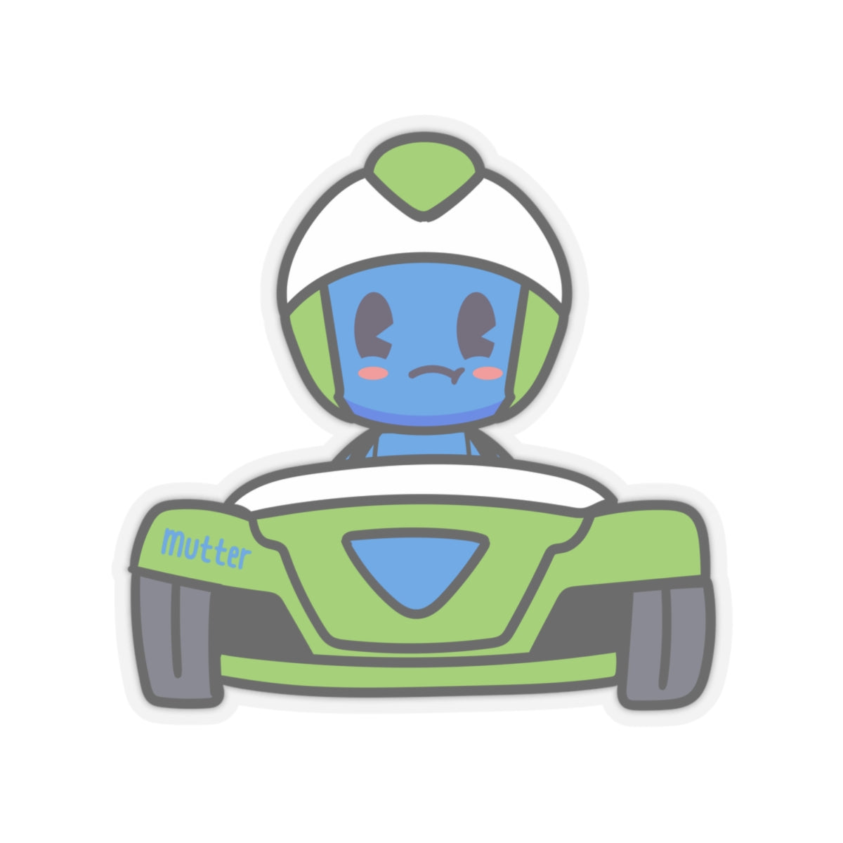 Character Sticker - Mutter Racing