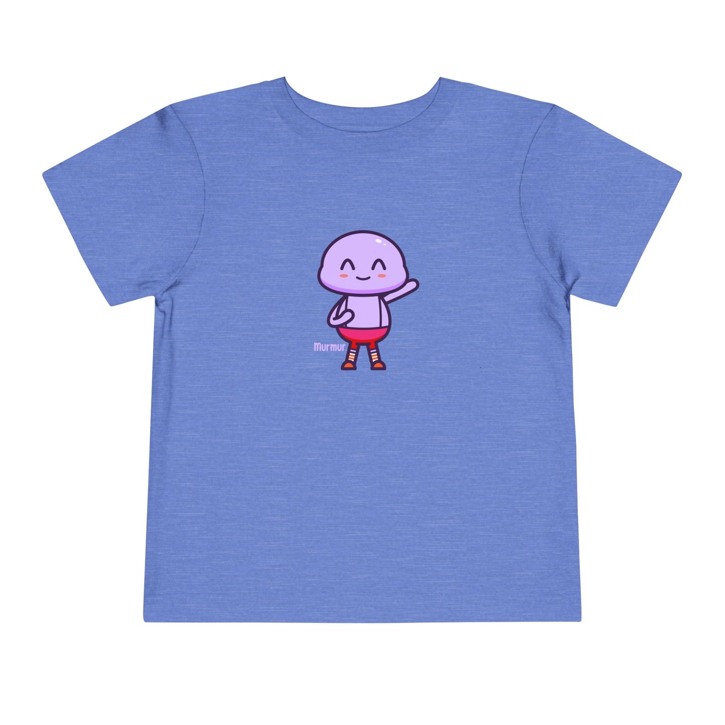 Murmur Waving Hello Toddler Tee - Cute Character Design for Kids