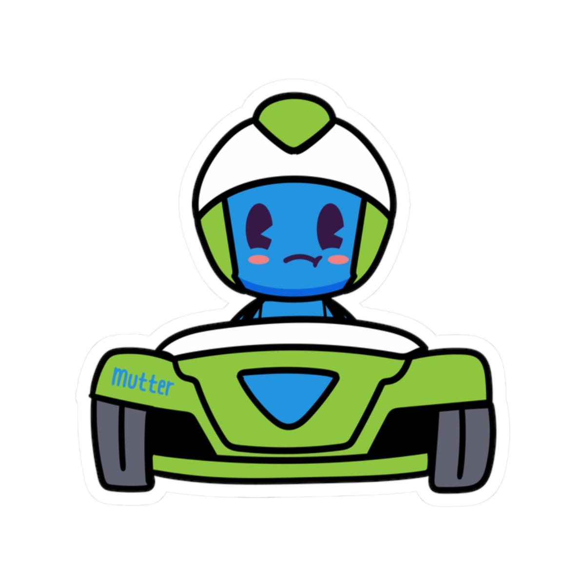 Character Sticker - Mutter Racing