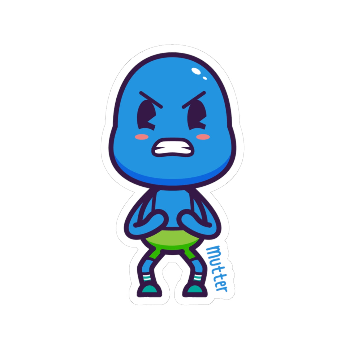 Character Sticker: Mutter is Frustrated