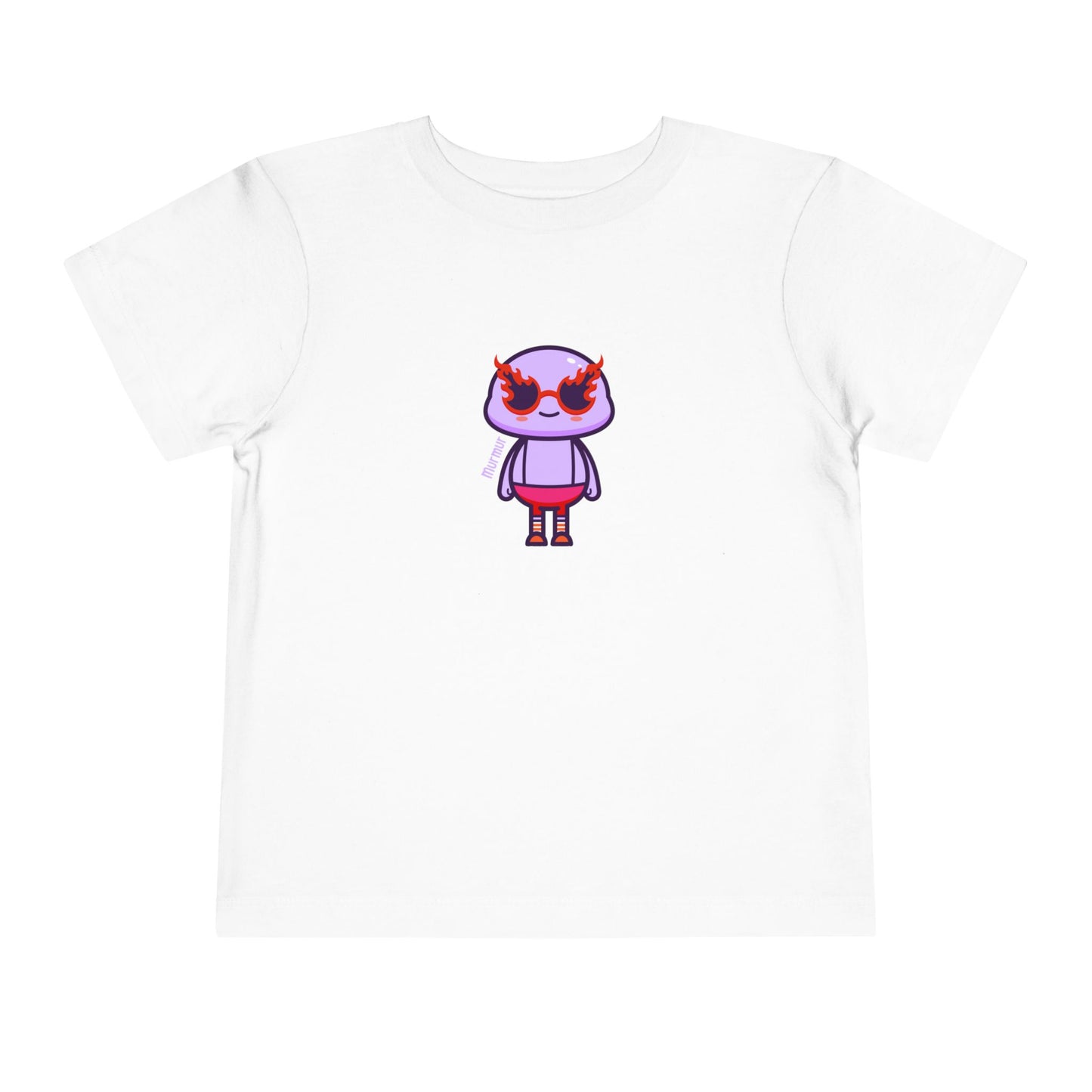 Murmur's "Fired Up" Toddler Tee – Fun Character T-Shirt for Kids