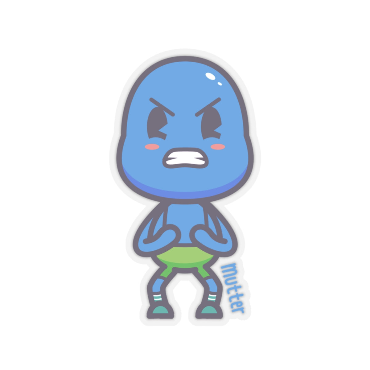 Character Sticker: Mutter is Frustrated