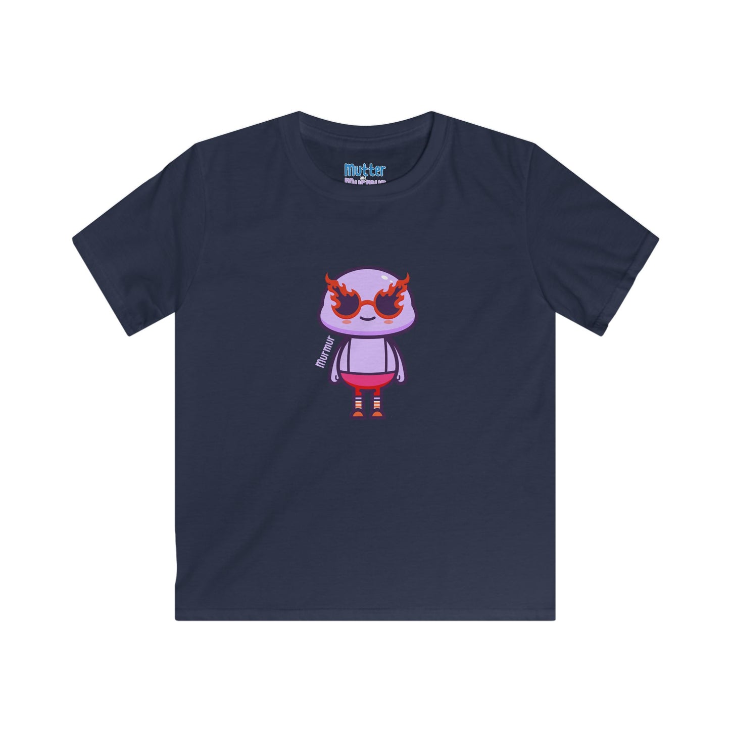 Murmur "Fired Up" Youth Tee – Fun Character Kid T-Shirt