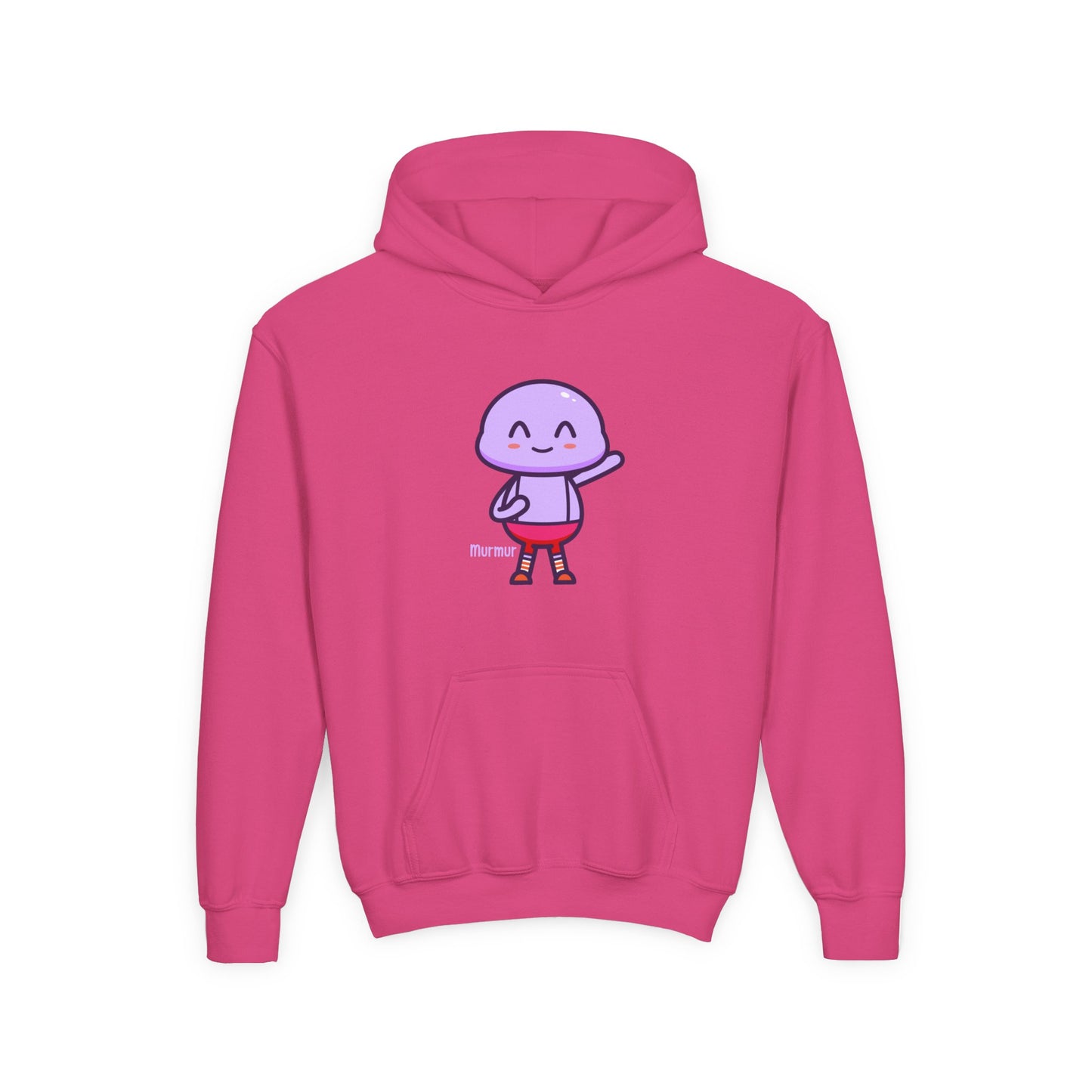 Murmur Waving Hello Youth Hoodie – Fun Character Sweatshirt for Kids