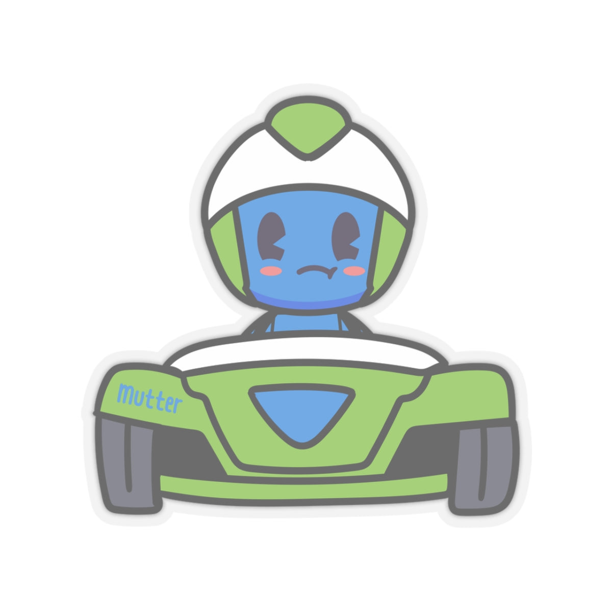 Character Sticker - Mutter Racing