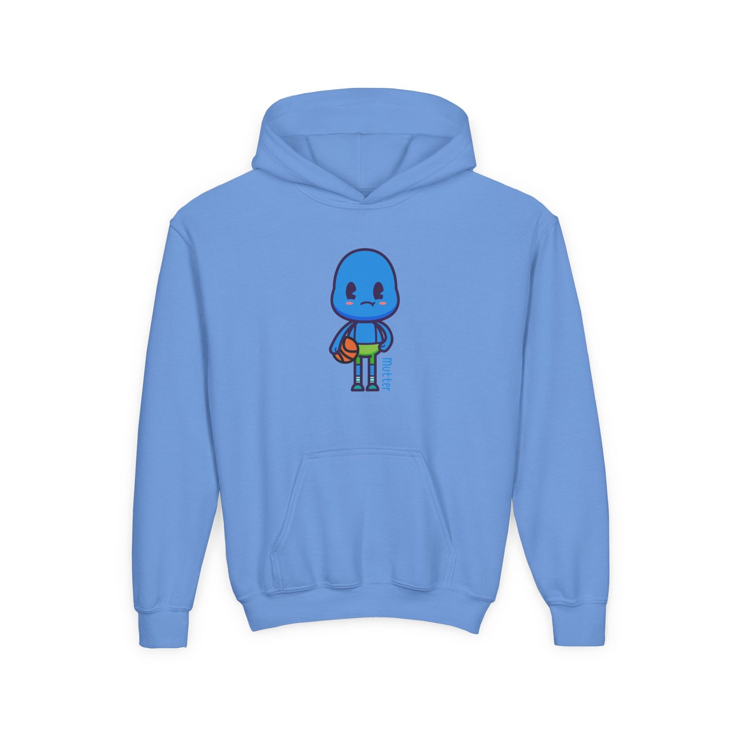 Mutter Shoots Hoops Youth Hoodie – Fun Character Sports Sweatshirt for Basketball Kids