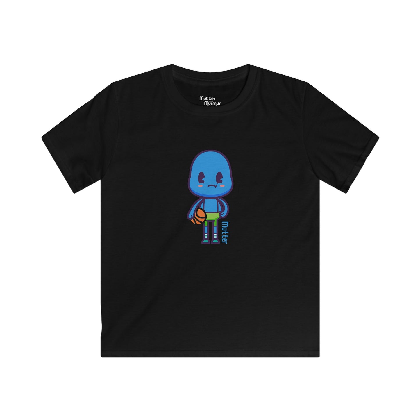 Mutter “Hoops” Youth Tee – Basketball Game Time Kids Shirt