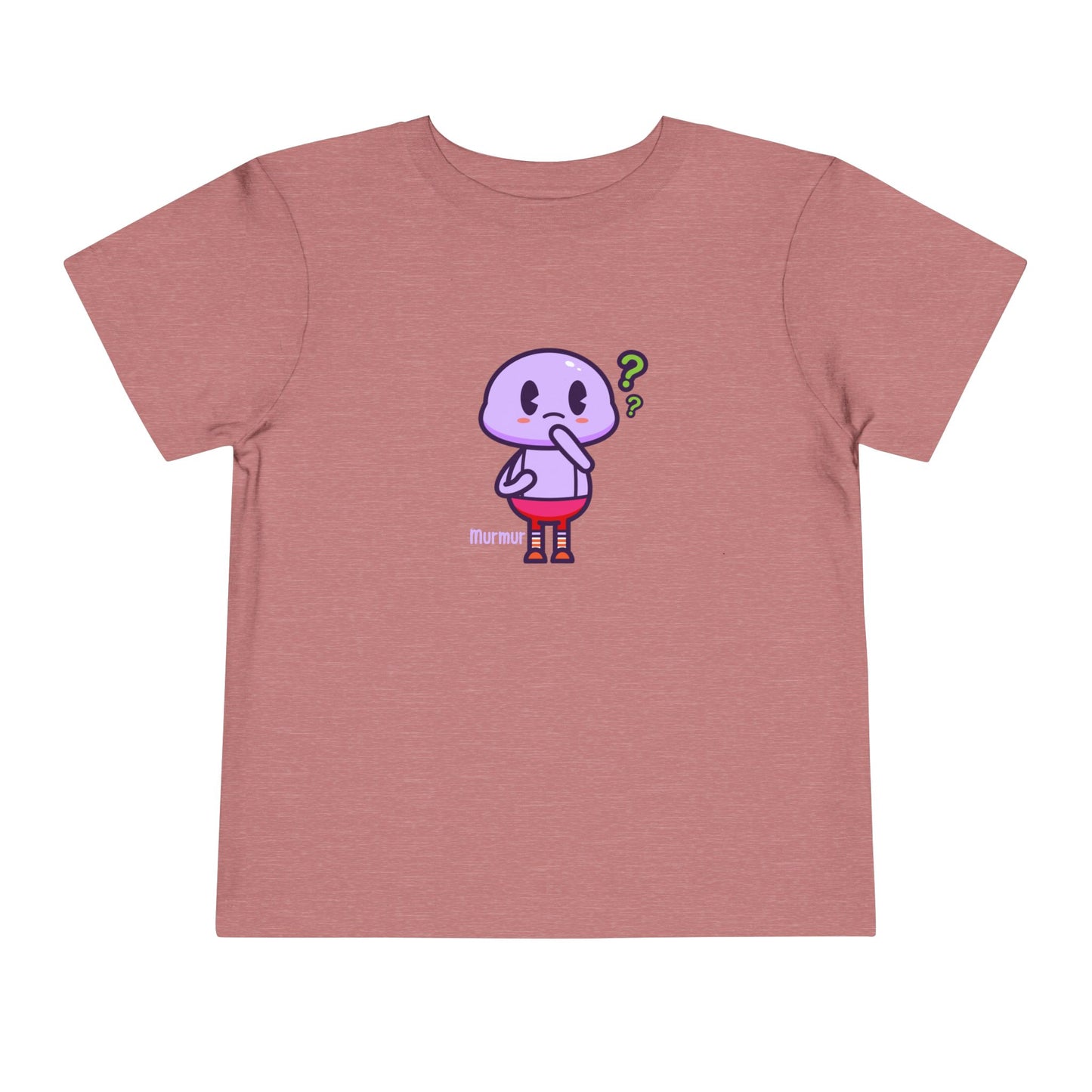 Murmur Curious Toddler Tee - Cute Character Design for Kids