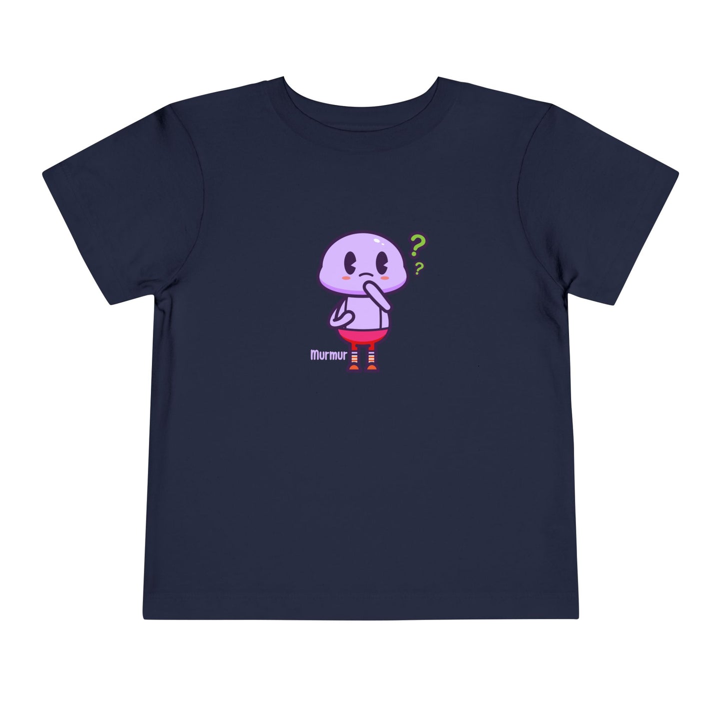 Murmur Curious Toddler Tee - Cute Character Design for Kids