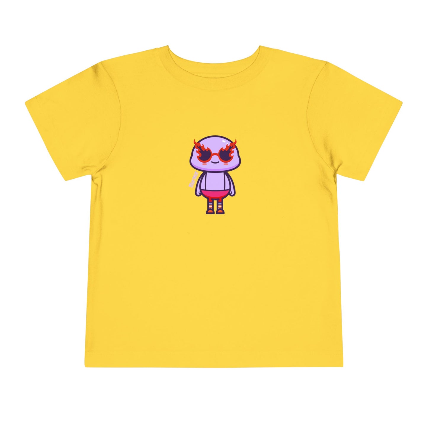 Murmur's "Fired Up" Toddler Tee – Fun Character T-Shirt for Kids