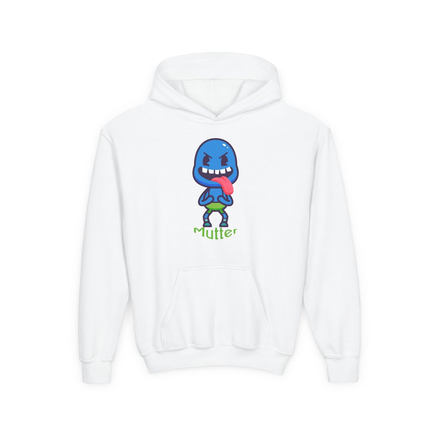 Mutter’s Big Smile Youth Hoodie – Fun Character Sweatshirt for Kids