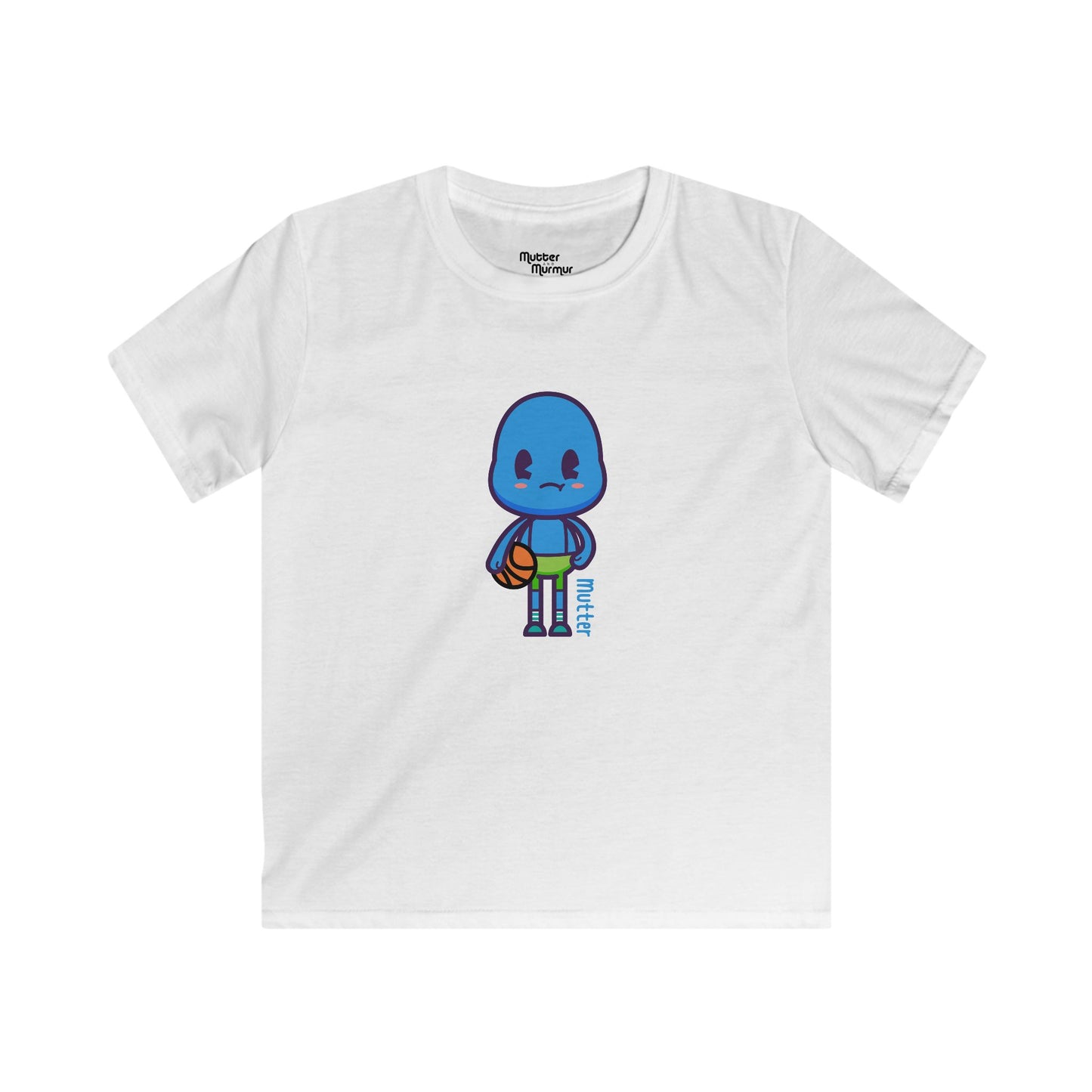 Mutter “Hoops” Youth Tee – Basketball Game Time Kids Shirt