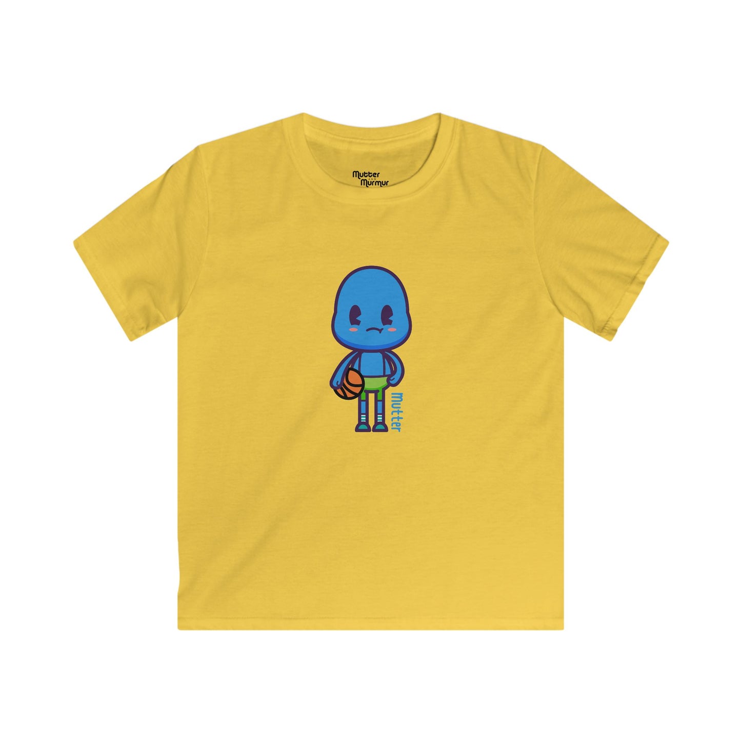 Mutter “Hoops” Youth Tee – Basketball Game Time Kids Shirt