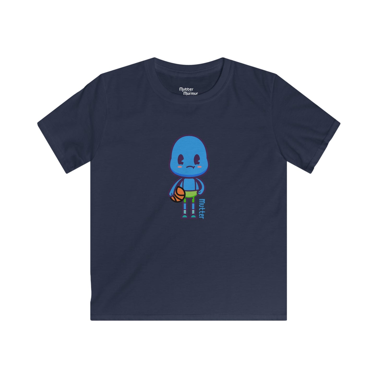 Mutter “Hoops” Youth Tee – Basketball Game Time Kids Shirt