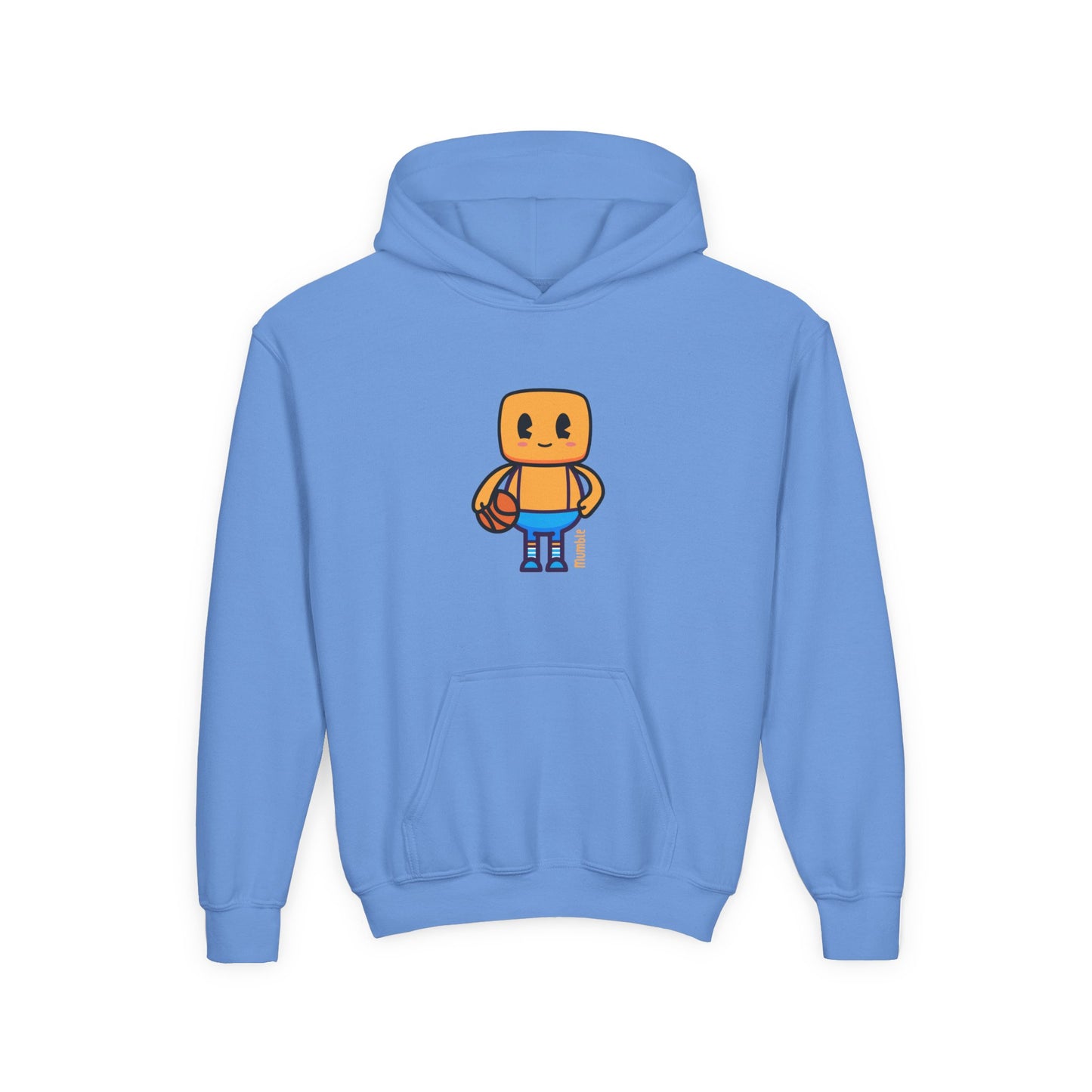 Mumble Shoots Hoops Youth Hoodie – Fun Character Sports Sweatshirt for Basketball Kids