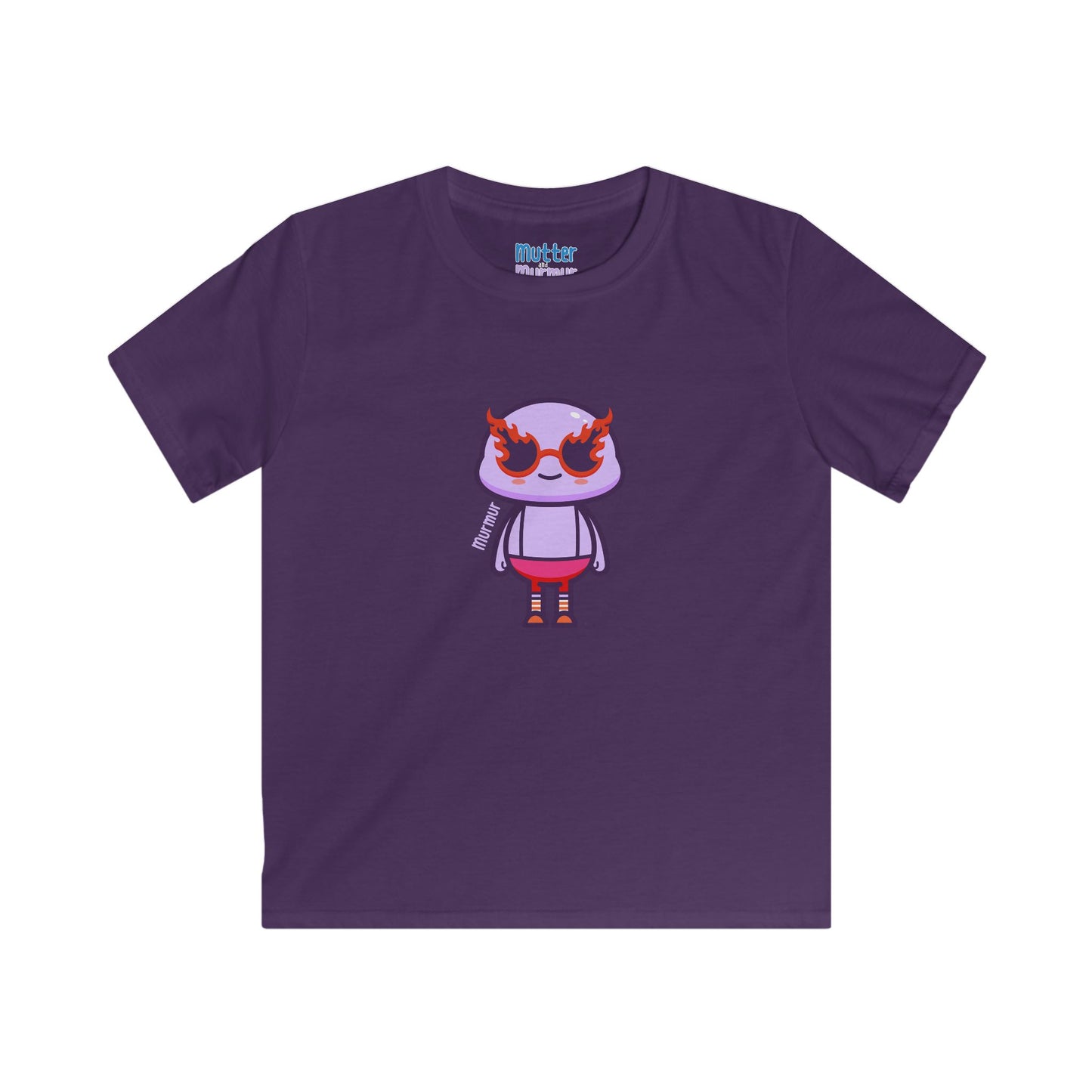 Murmur "Fired Up" Youth Tee – Fun Character Kid T-Shirt