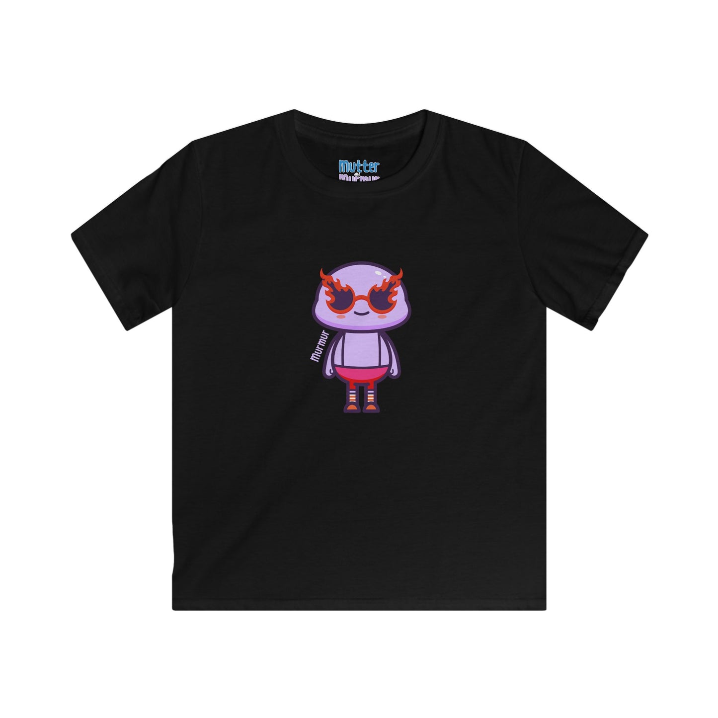 Murmur "Fired Up" Youth Tee – Fun Character Kid T-Shirt