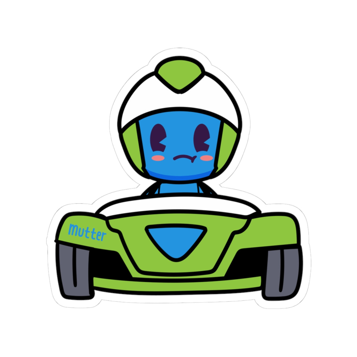 Character Sticker - Mutter Racing