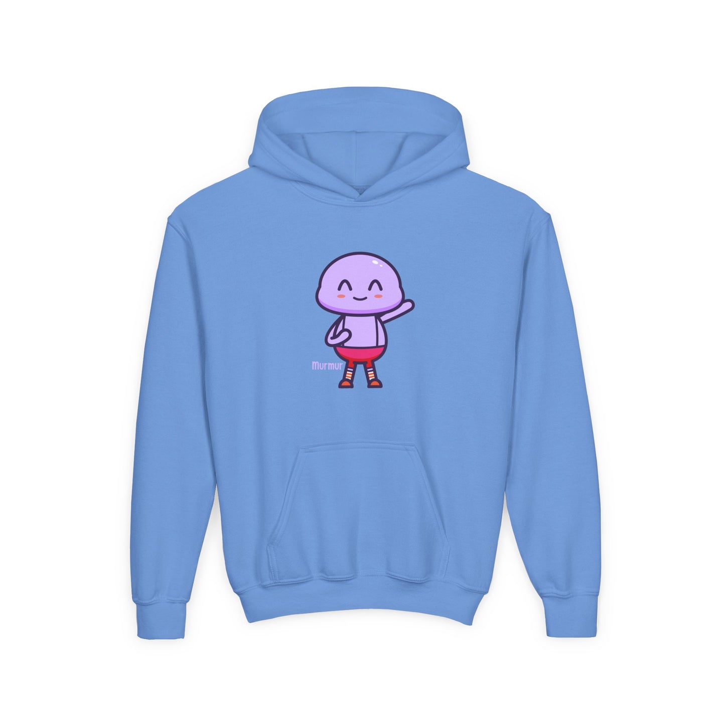 Murmur Waving Hello Youth Hoodie – Fun Character Sweatshirt for Kids