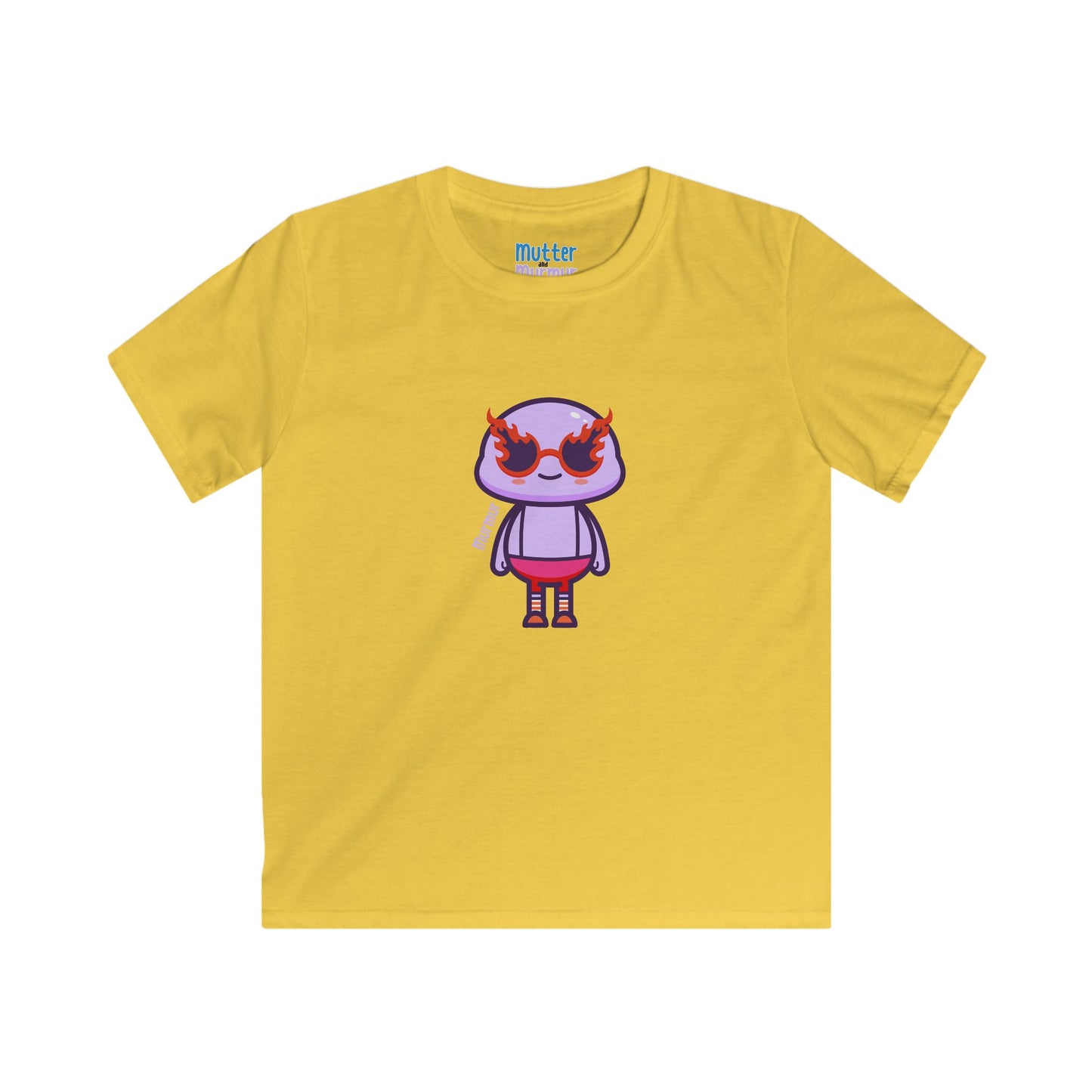 Murmur "Fired Up" Youth Tee – Fun Character Kid T-Shirt
