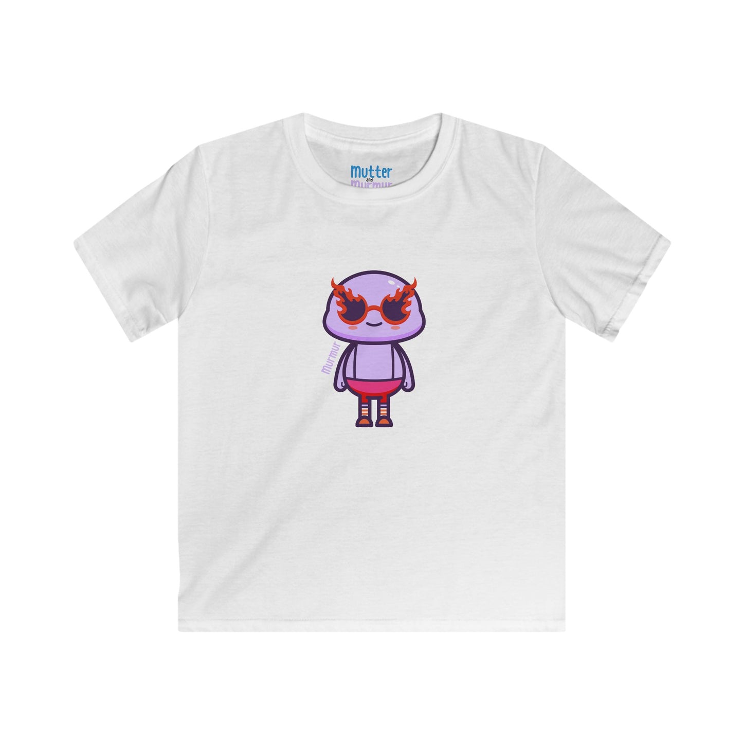 Murmur "Fired Up" Youth Tee – Fun Character Kid T-Shirt