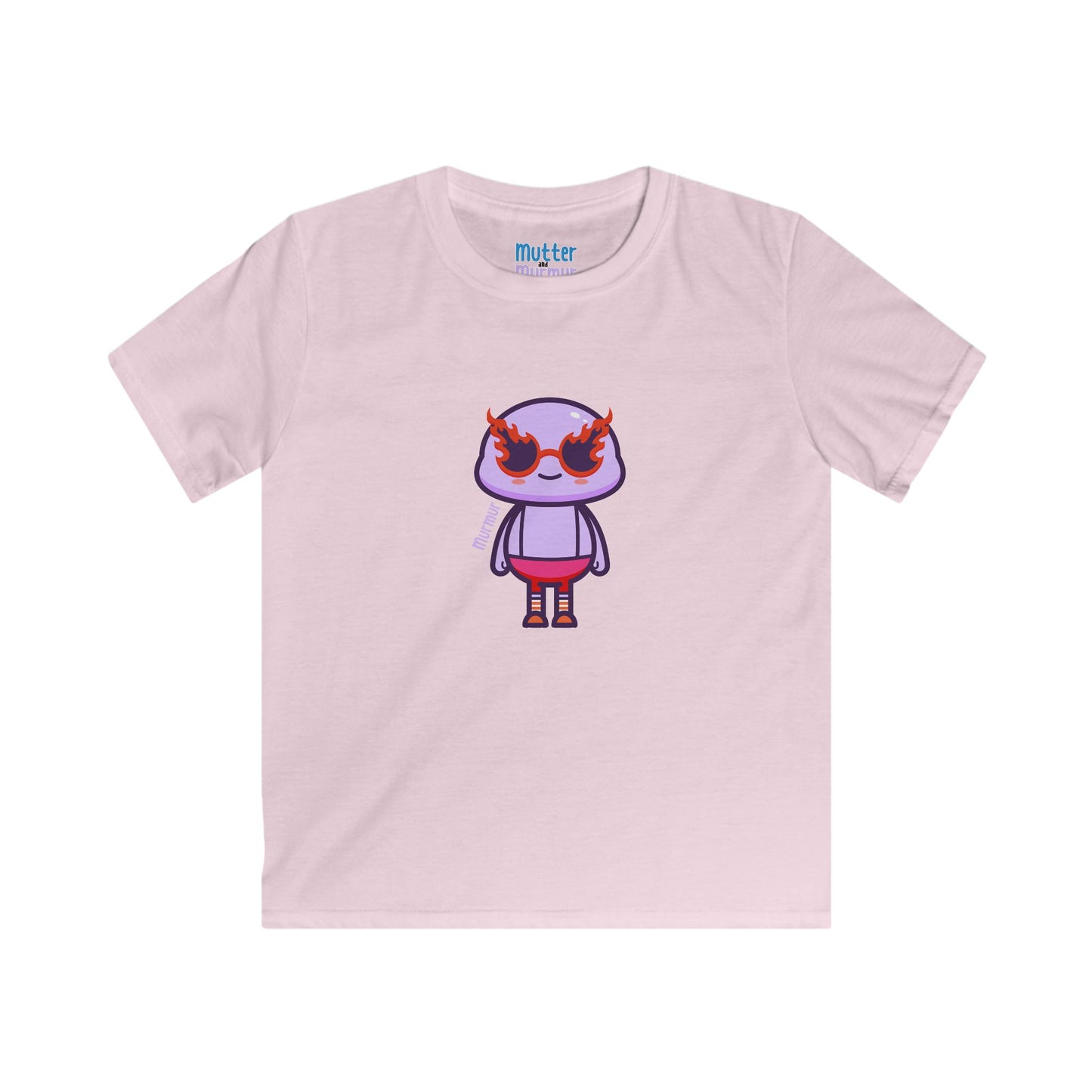 Murmur "Fired Up" Youth Tee – Fun Character Kid T-Shirt