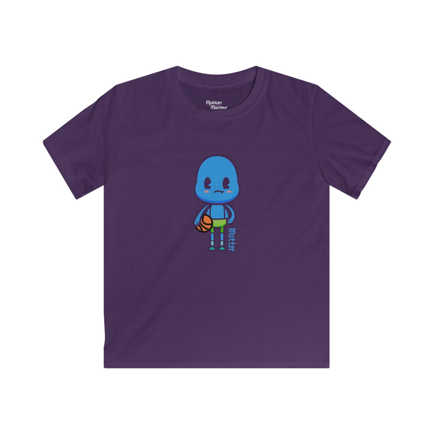 Mutter “Hoops” Youth Tee – Basketball Game Time Kids Shirt
