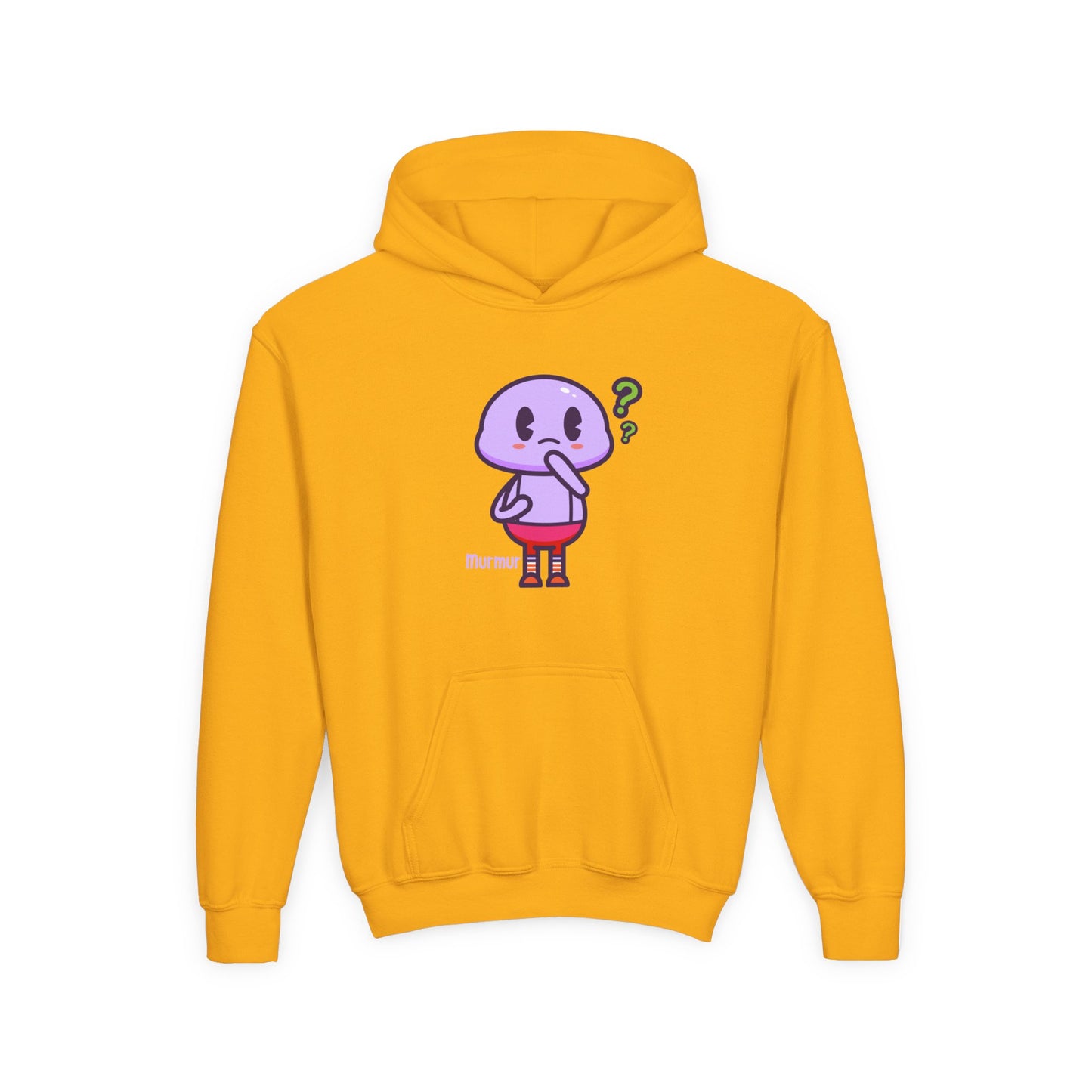 Murmur’s Curious Youth Hoodie – Fun Character Sweatshirt for Kids