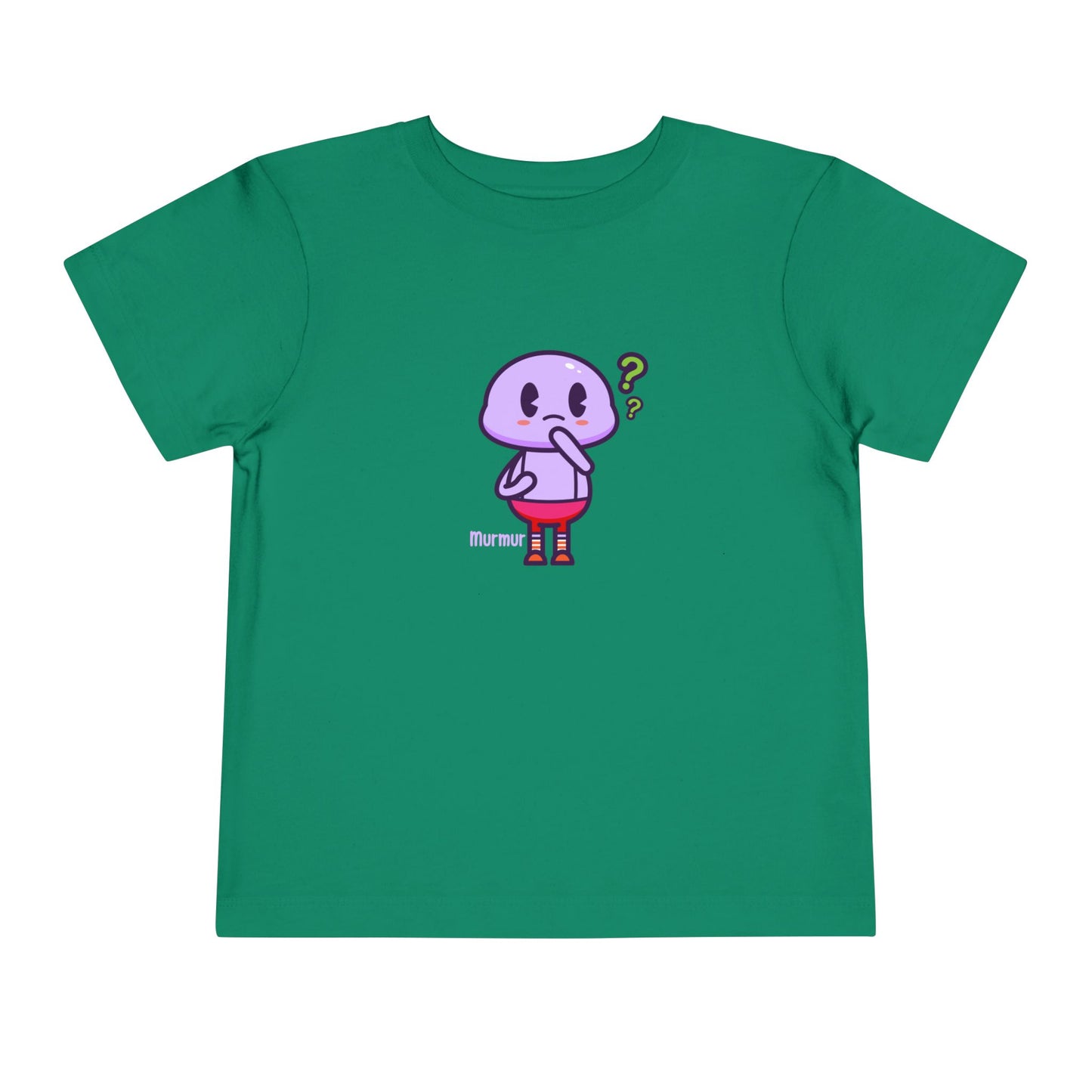 Murmur Curious Toddler Tee - Cute Character Design for Kids