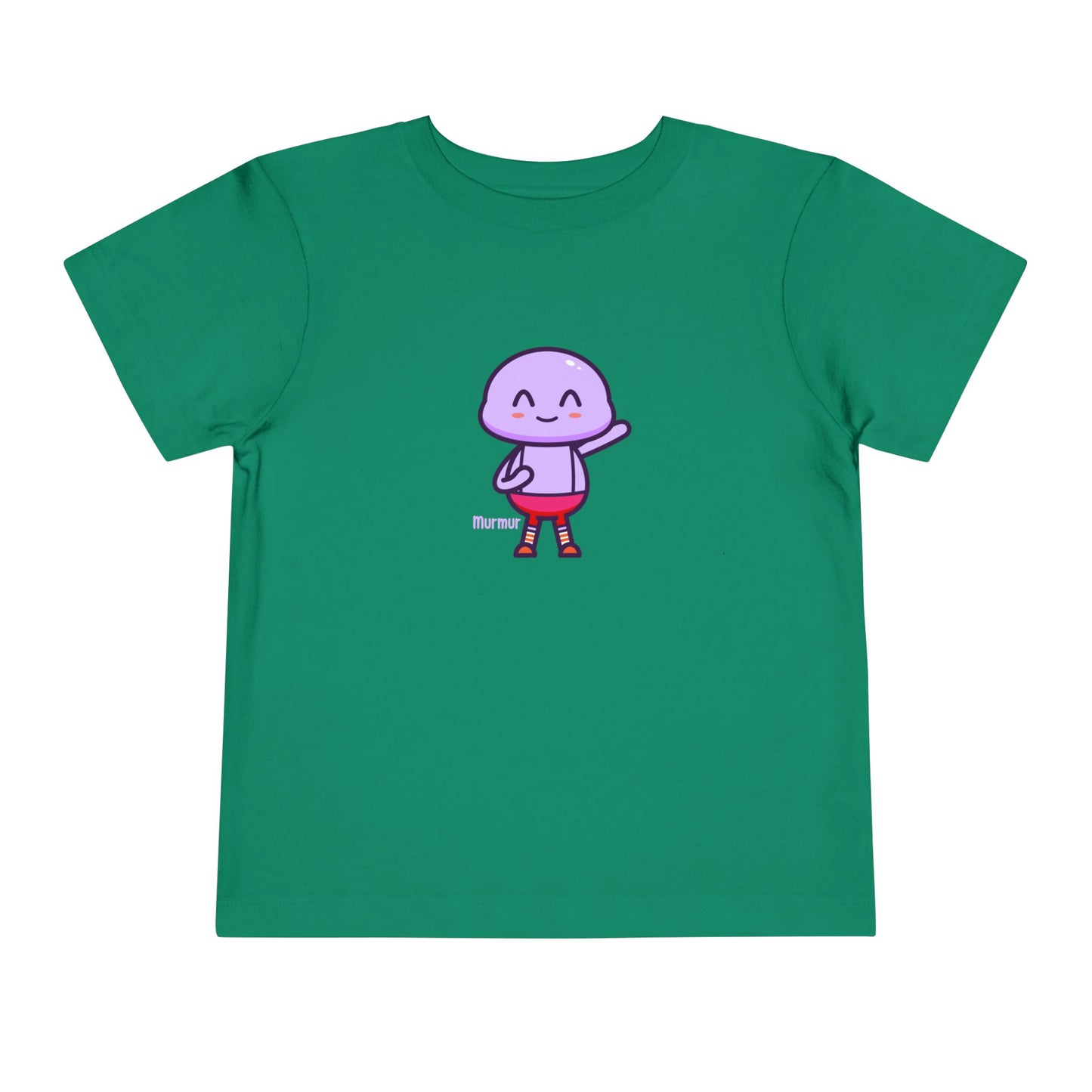 Murmur Waving Hello Toddler Tee - Cute Character Design for Kids
