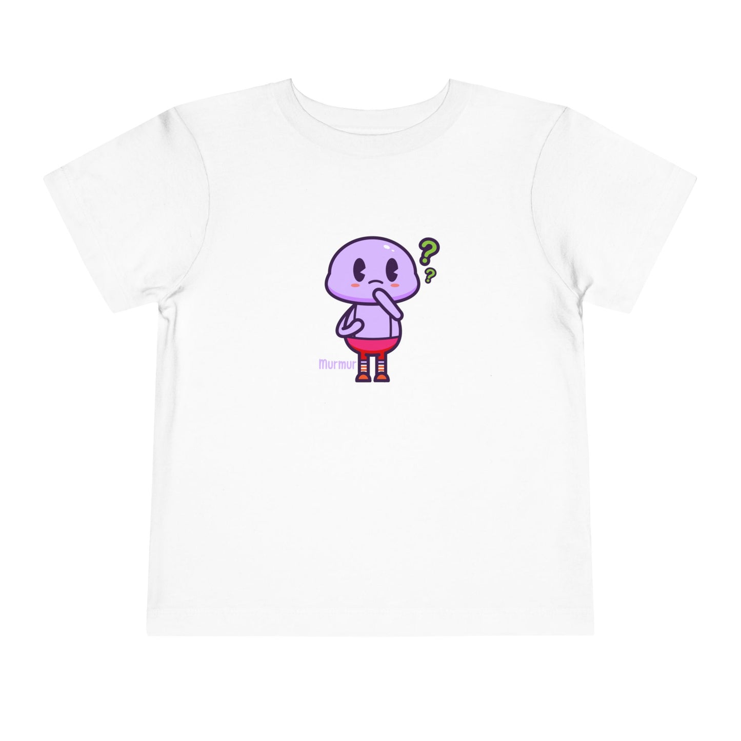 Murmur Curious Toddler Tee - Cute Character Design for Kids