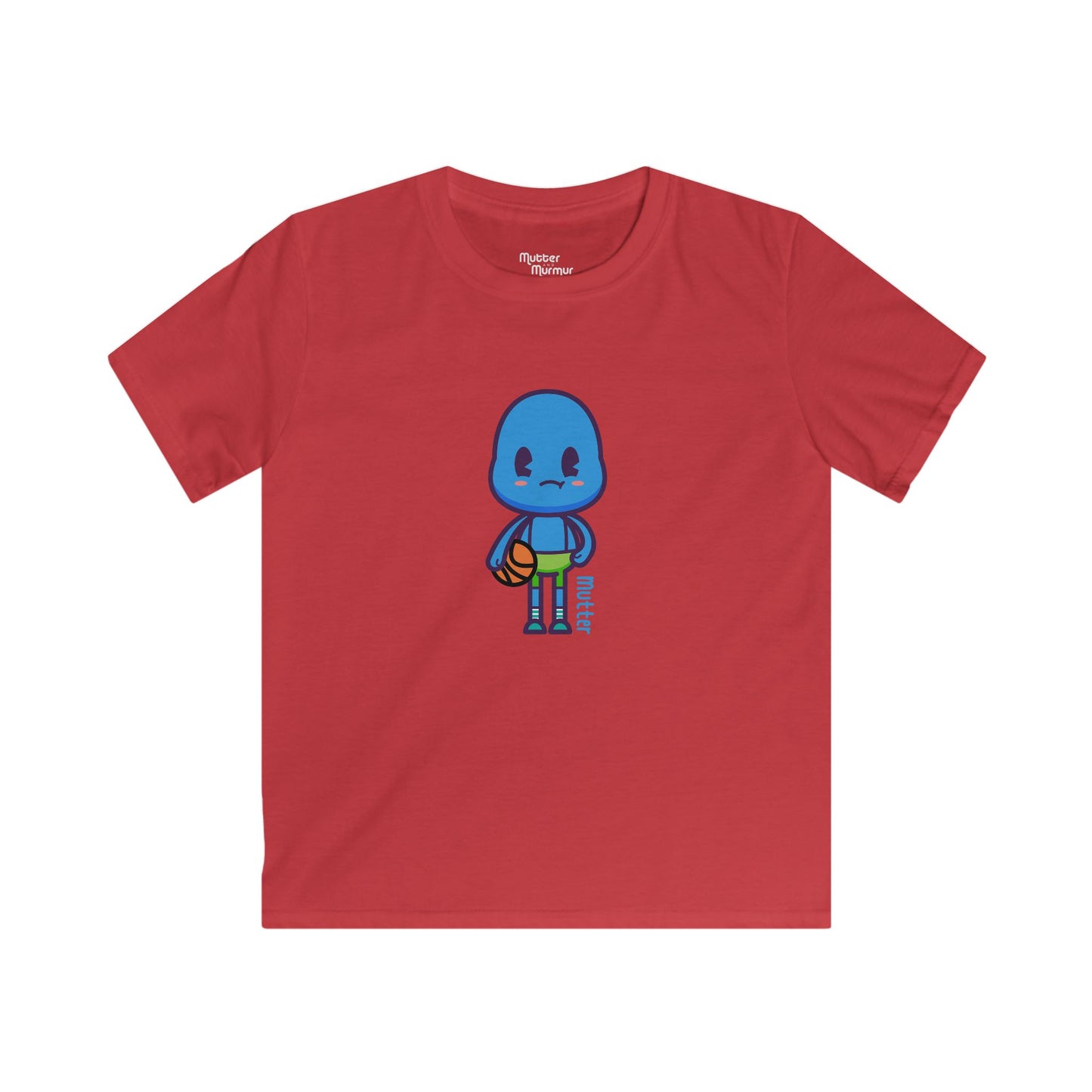 Mutter “Hoops” Youth Tee – Basketball Game Time Kids Shirt