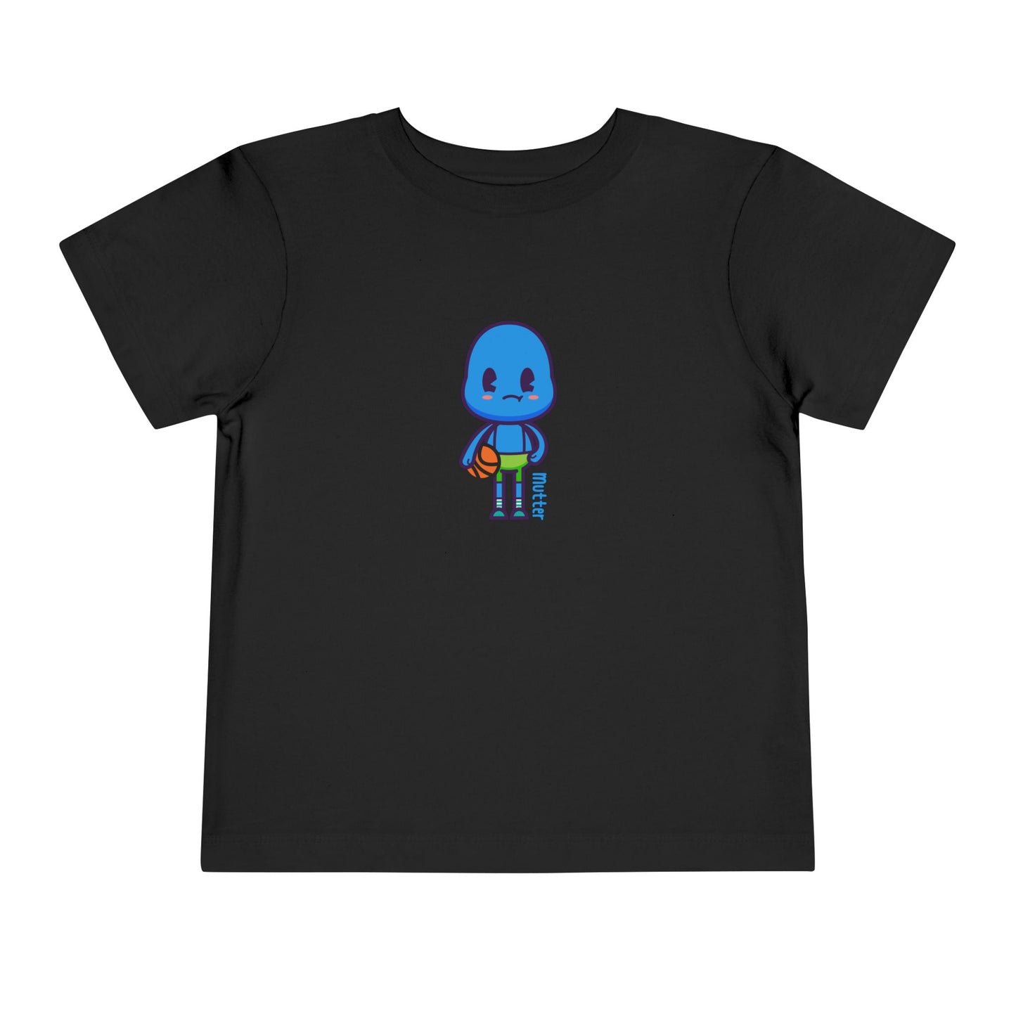 Mutter “Hoops” Toddler Tee – Basketball Game Time Kids Shirt
