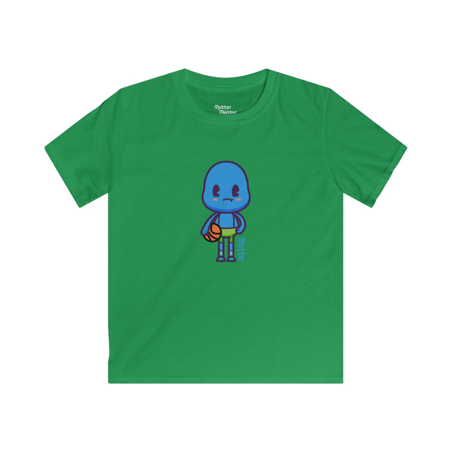 Mutter “Hoops” Youth Tee – Basketball Game Time Kids Shirt