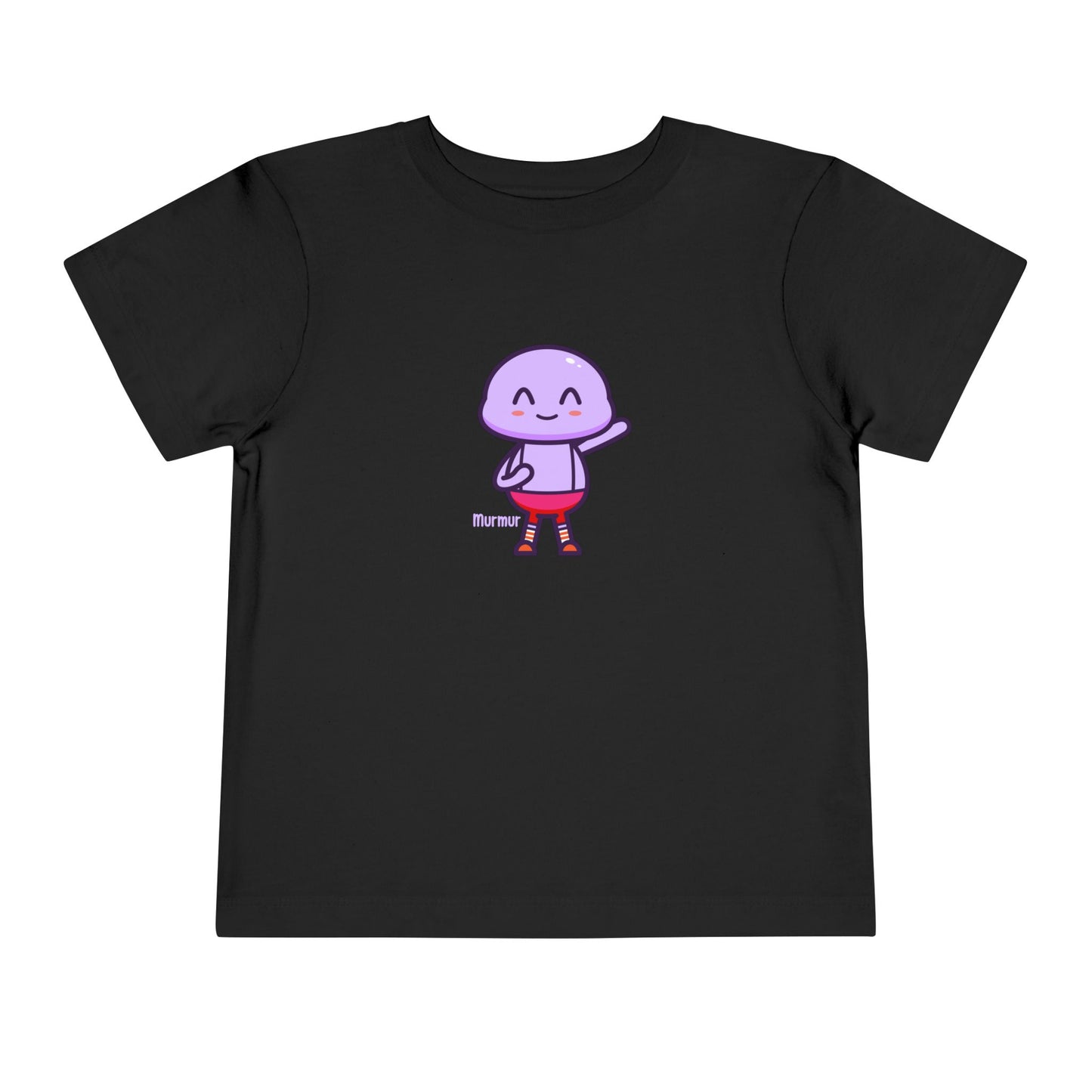 Murmur Waving Hello Toddler Tee - Cute Character Design for Kids