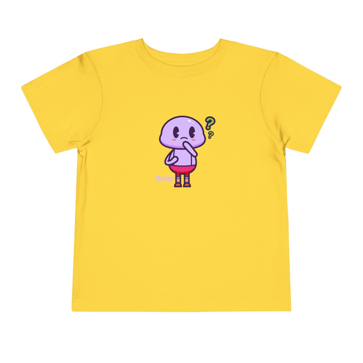 Murmur Curious Toddler Tee - Cute Character Design for Kids