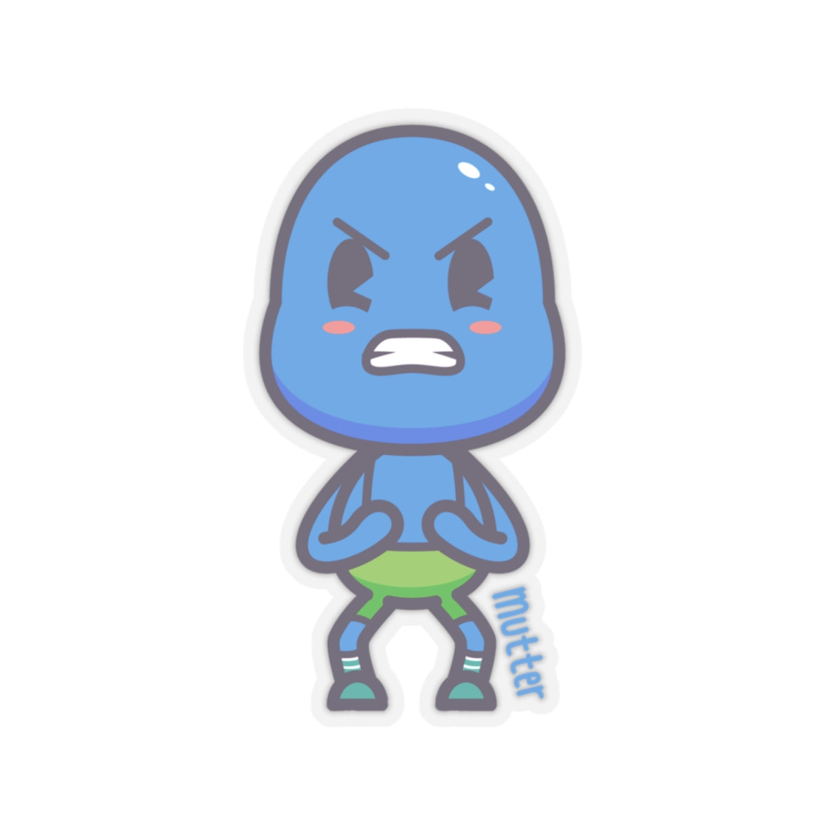 Character Sticker: Mutter is Frustrated