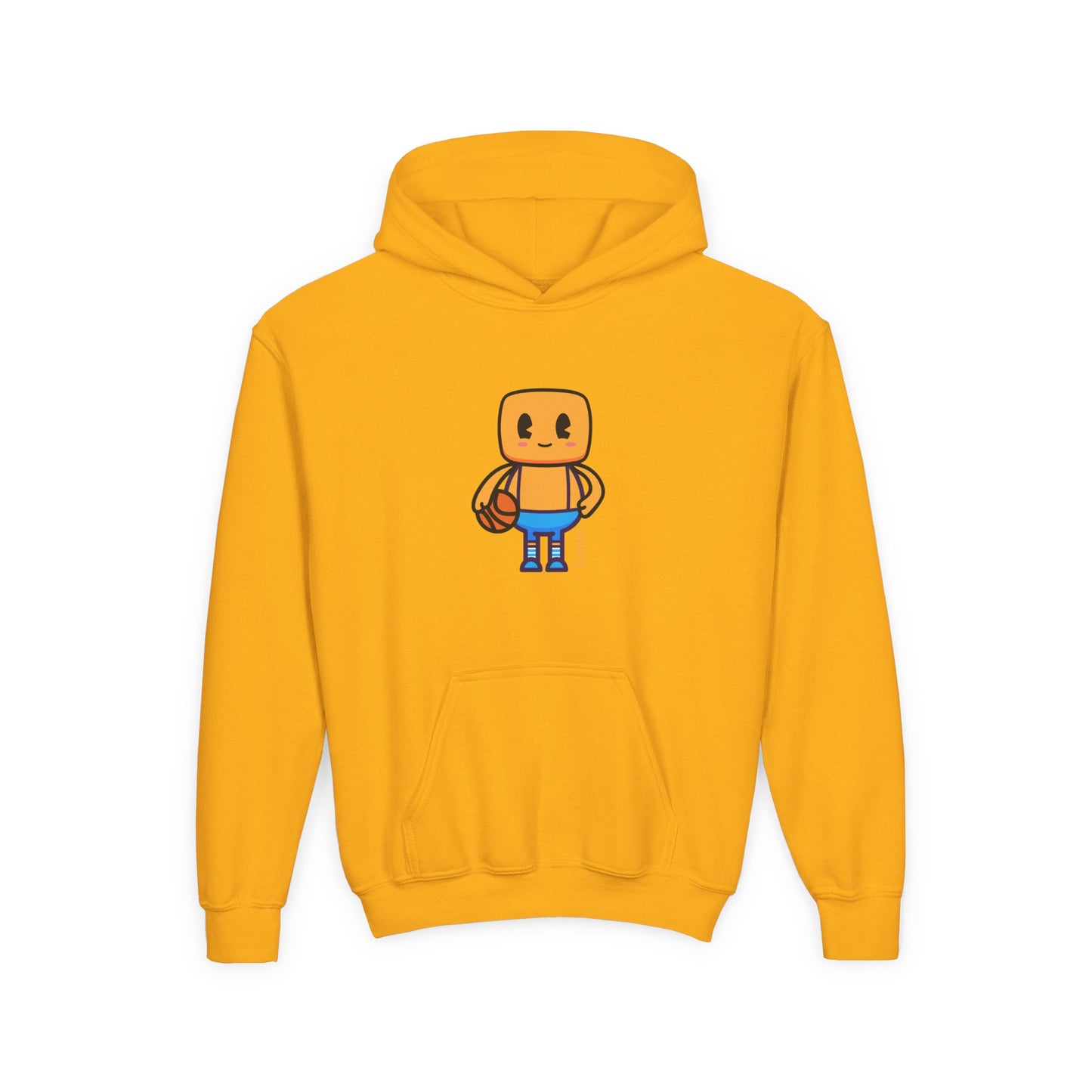 Mumble Shoots Hoops Youth Hoodie – Fun Character Sports Sweatshirt for Basketball Kids