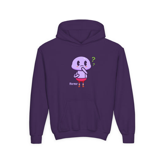 Murmur’s Curious Youth Hoodie – Fun Character Sweatshirt for Kids