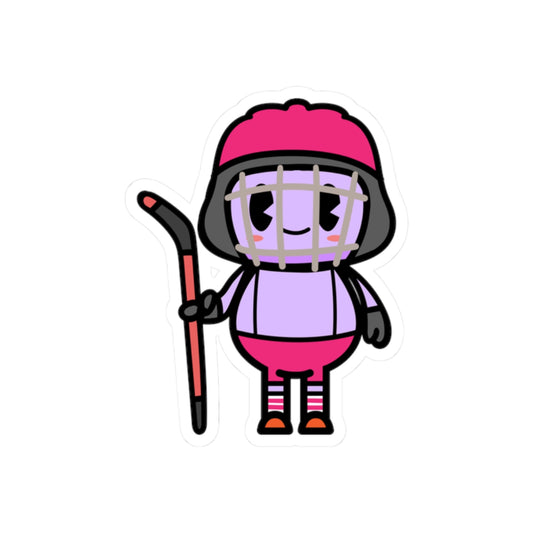Character Sticker - Murmur Plays Hockey