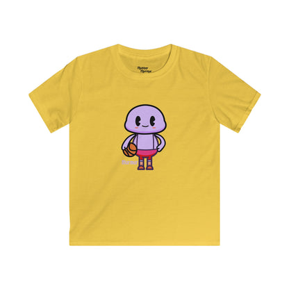 Murmur “Hoops” Youth Tee – Basketball Game Time Kids Shirt