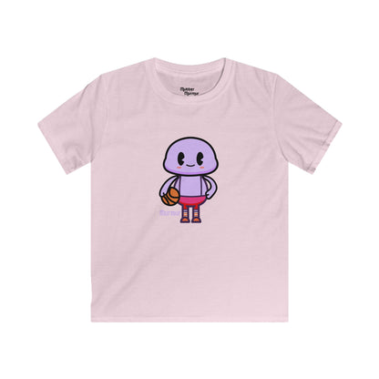 Murmur “Hoops” Youth Tee – Basketball Game Time Kids Shirt
