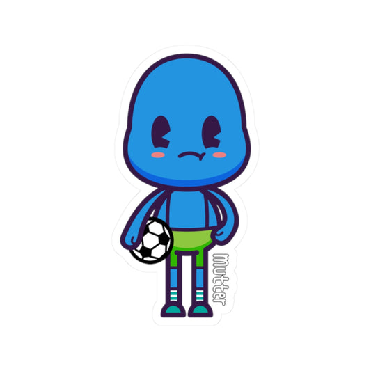 Character Sticker: Mutter Plays Soccer