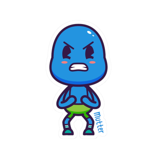 Character Sticker: Mutter is Frustrated