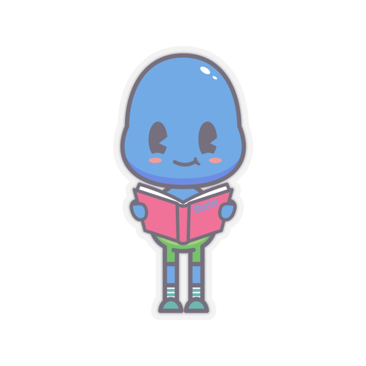 Character Sticker: Mutter Reading